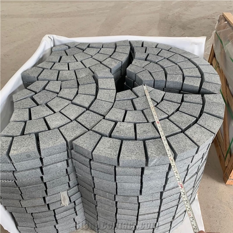 Black Granite Paving Stone for Driveway Tile