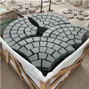 Black Granite Paving Stone for Driveway Tile