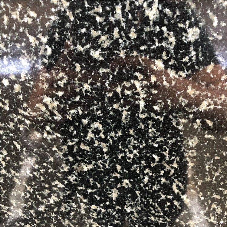 Black Granite Slab Tiles Cut To Size For Kitchen
