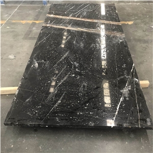 Nero St Laurent Marble Slab Tiles For Interior Wall Design