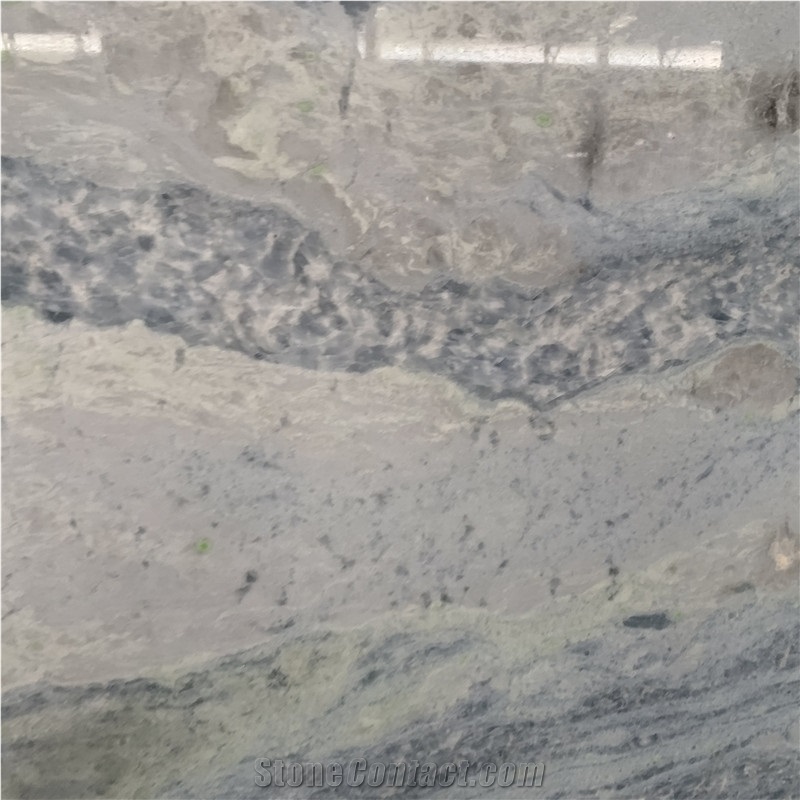 Blue Crystal Marble Tiles For Interior Floor And Wall Design