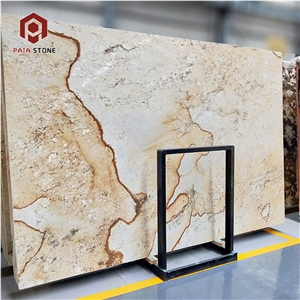 Building Materials Gold Granite Slab For Wall