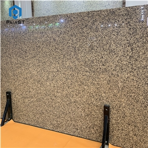 China Chrysanthemum Yellow Granite Slabs