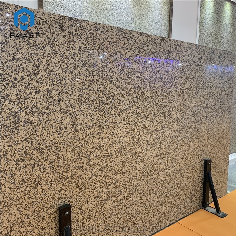 China Chrysanthemum Yellow Granite Slabs