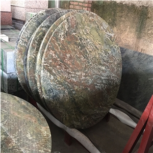 China Nine Dragon Marble Round Table Tops