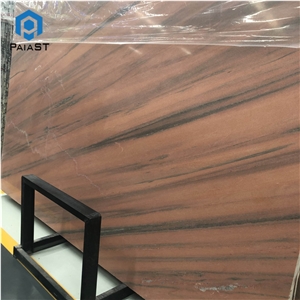 China Noisette Fleury Red Marble Slab Wholesale
