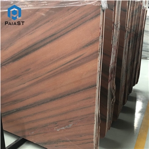 China Noisette Fleury Red Marble Slab Wholesale