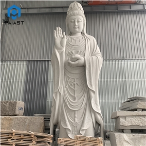 China Supplier Large Granite Guanyin Hand Carved