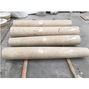 Columns Architectural Beige Marble Roman Pillar