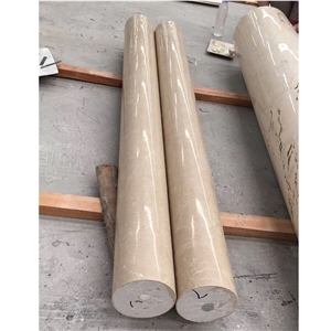 Columns Architectural Beige Marble Roman Pillar