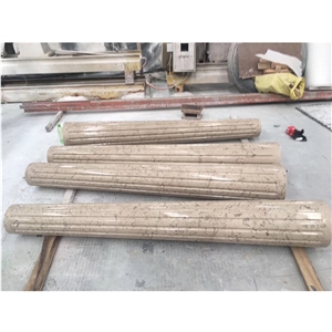 Columns Architectural Beige Marble Roman Pillar