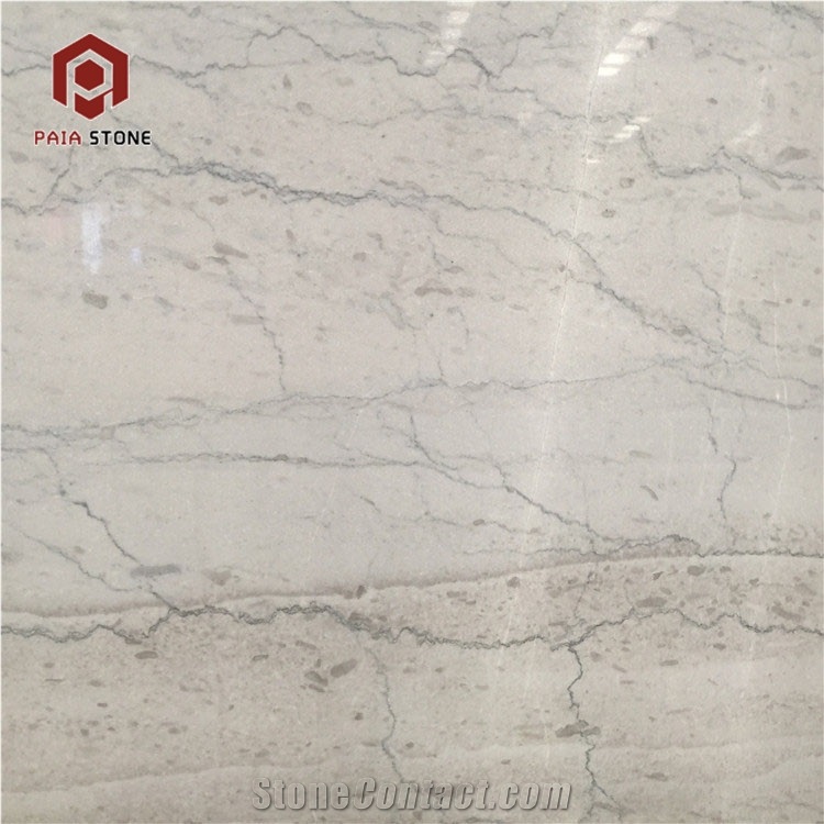Crimean Light Grey Marble Slab Home Indoor Design