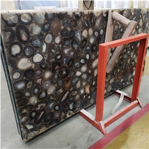 Custom Agate Stone Luxury Wall Stone Slab
