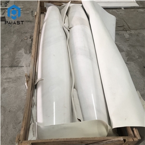 Custom Decororative Round Marble Solid Columns