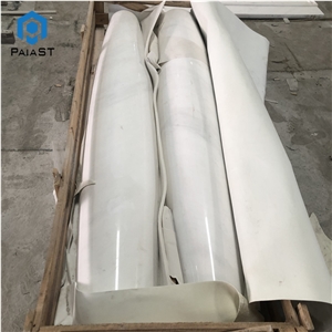 Custom Decororative Round Marble Solid Columns