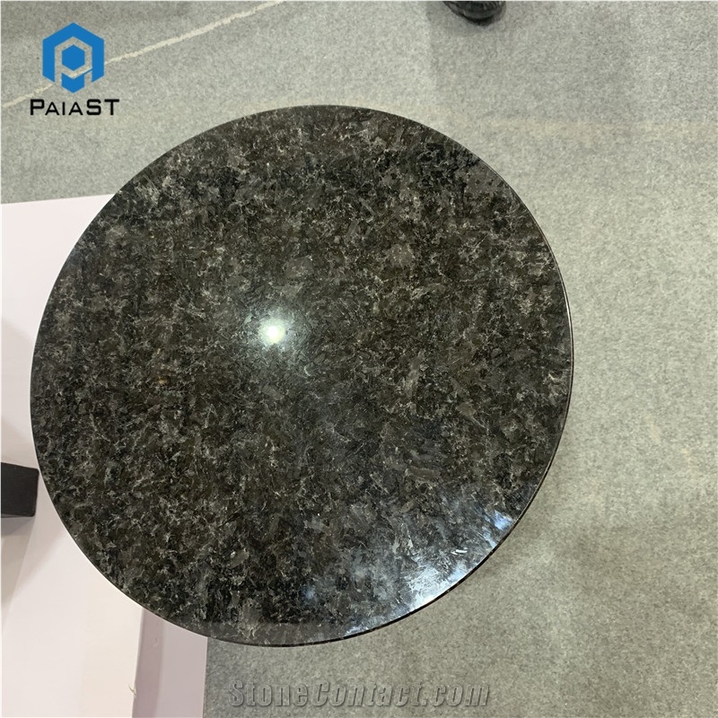 Custom Round Dark Granite Coffee Table For Home