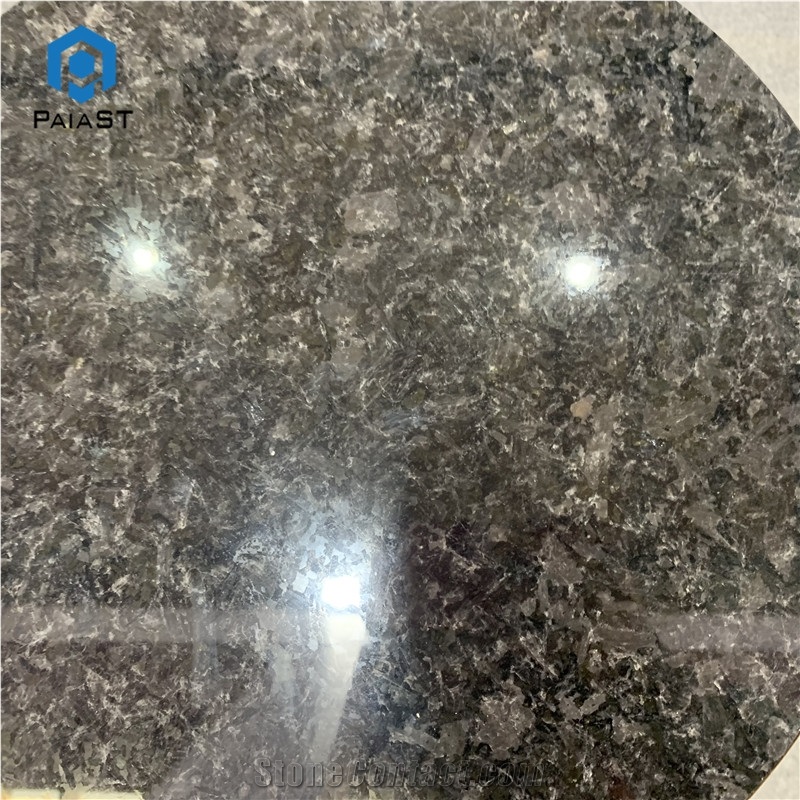 Custom Round Dark Granite Coffee Table For Home