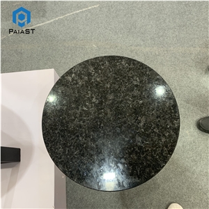 Custom Round Dark Granite Coffee Table For Home