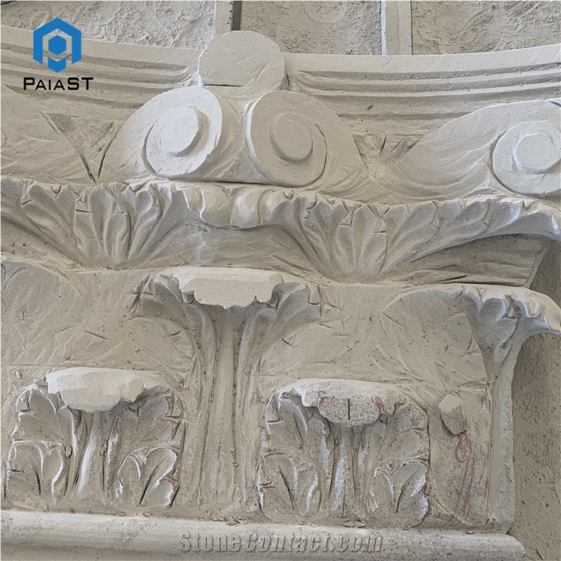 Customize Design Limestone Column Capital