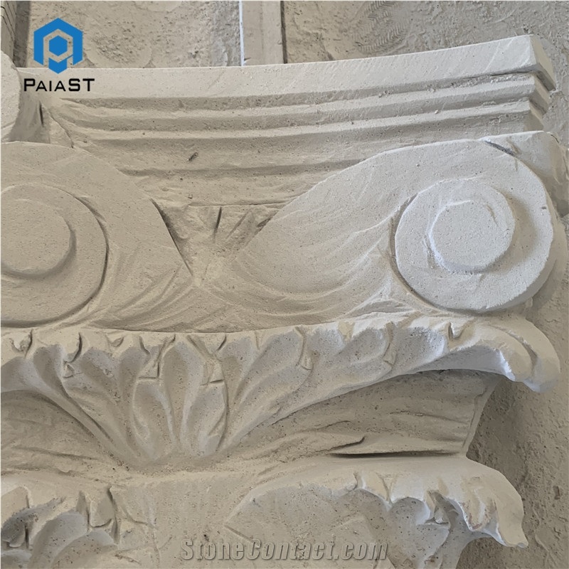 Customize Design Limestone Column Capital