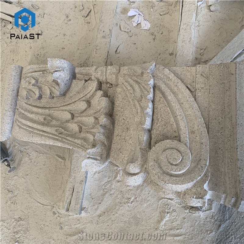 Customize Design Limestone Column Capital