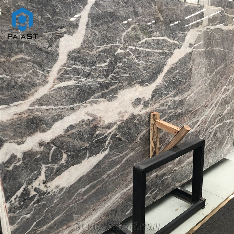 Customized Charles Pascal Grey Marble For Wall