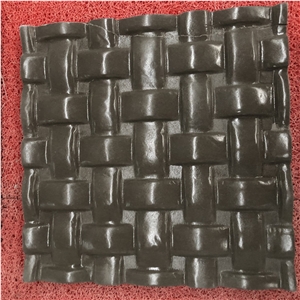 Decoration 3d Wall Panel Black Granite Tile
