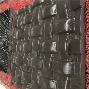 Decoration 3d Wall Panel Black Granite Tile