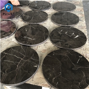 Emperador Dark Round Coffee Marble Table Top