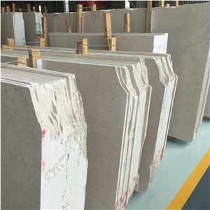 Exterior Wall Cladding and Flooring Beige Marble