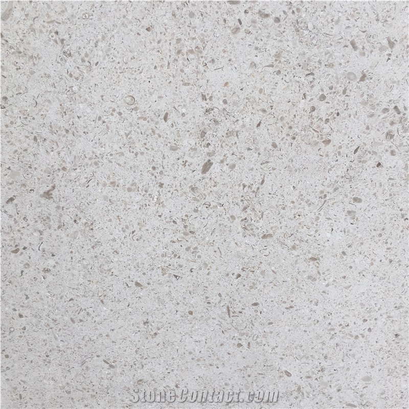 Exterior Wall Cladding and Flooring Beige Marble