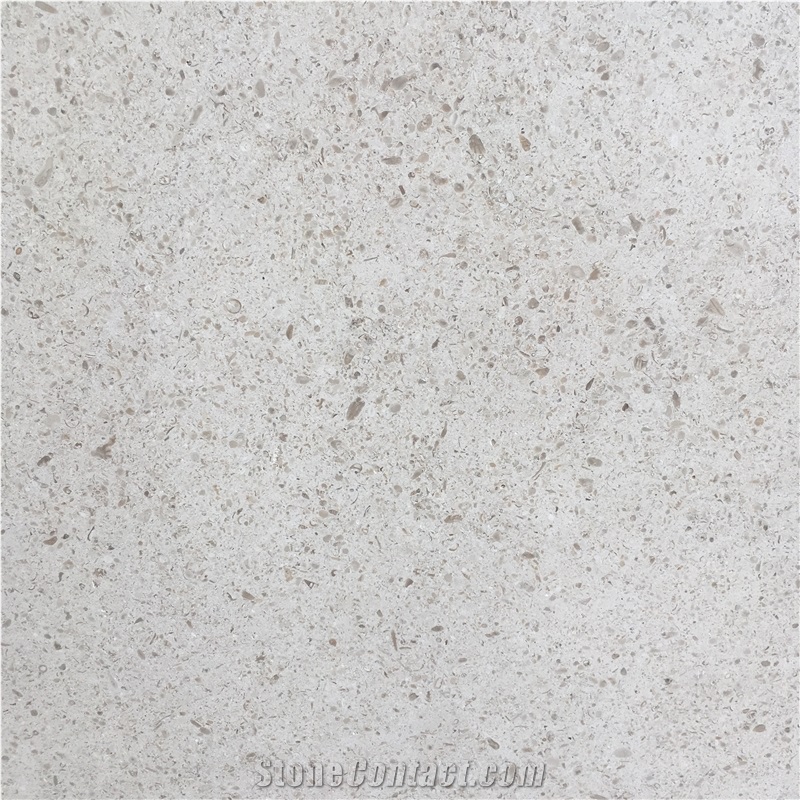 Exterior Wall Cladding and Flooring Beige Marble