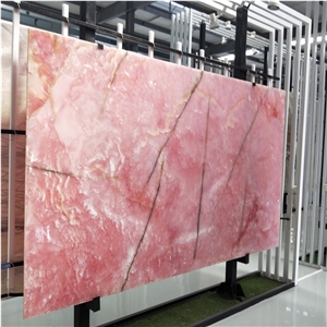 Factory Direct Sale Pink Onyx Marble Stone Slab Factory Direct Sale Pink Onyx Marble Stone Slab