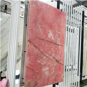 Factory Direct Sale Pink Onyx Marble Stone Slab