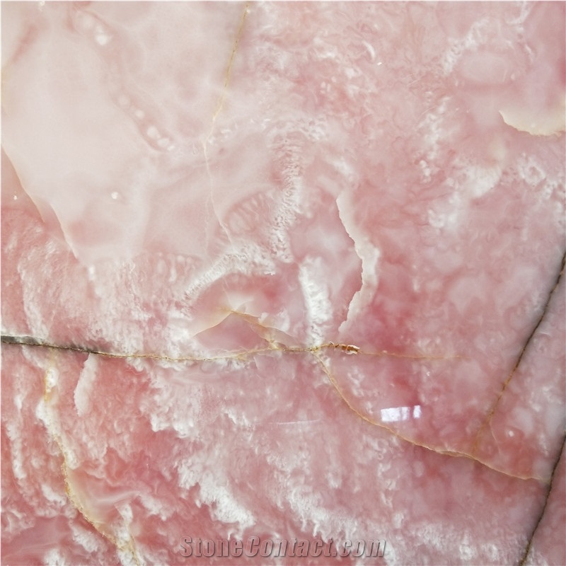Factory Direct Sale Pink Onyx Marble Stone Slab