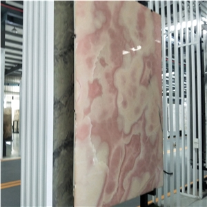 Factory Direct Sale Pink Onyx Marble Stone Slab