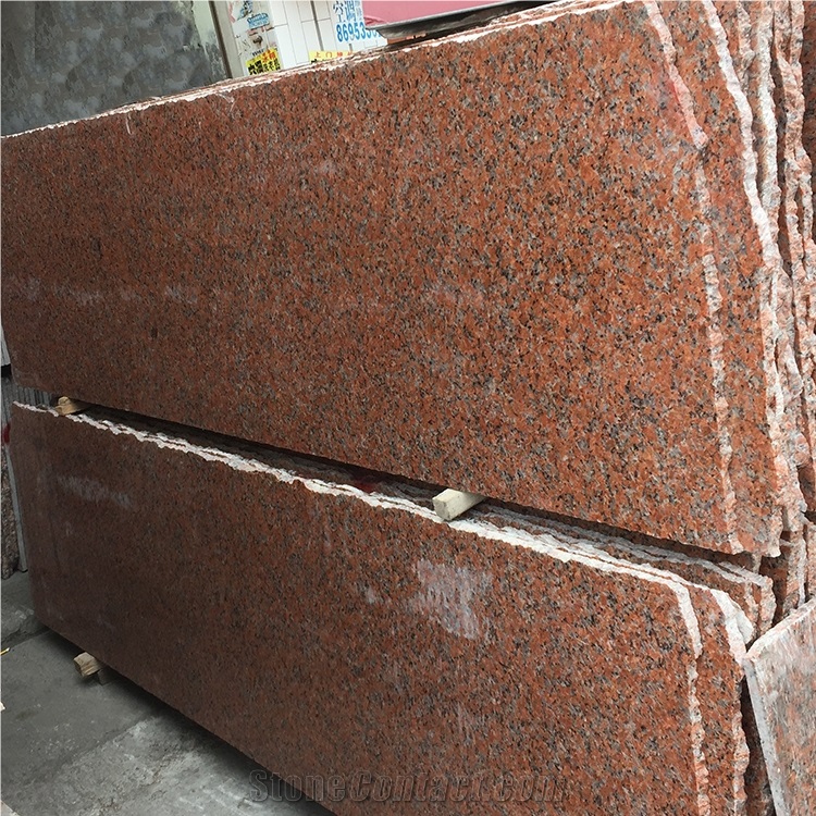 Factory Price Chinese Maple Leaf Red Granite Slab