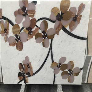 Flower Tiles Design for Hotel Lobby Decoration