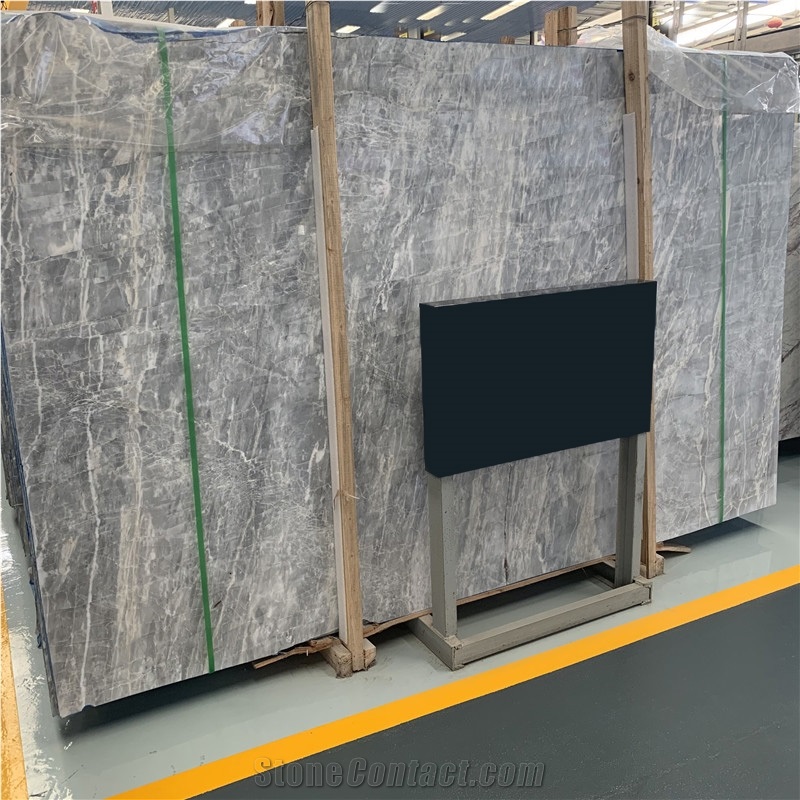 Good Price Blue Ice Jade Marble Tile For Floor