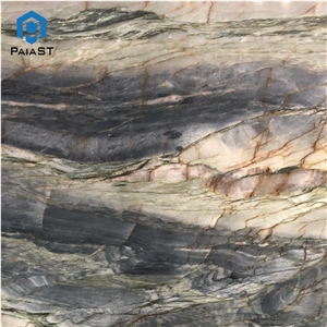 Michelangelo Quartzite Slab For Home And Hotel Wall Decor