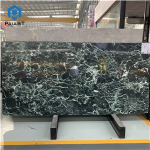 Green Marble With White Veins For Interior Floor