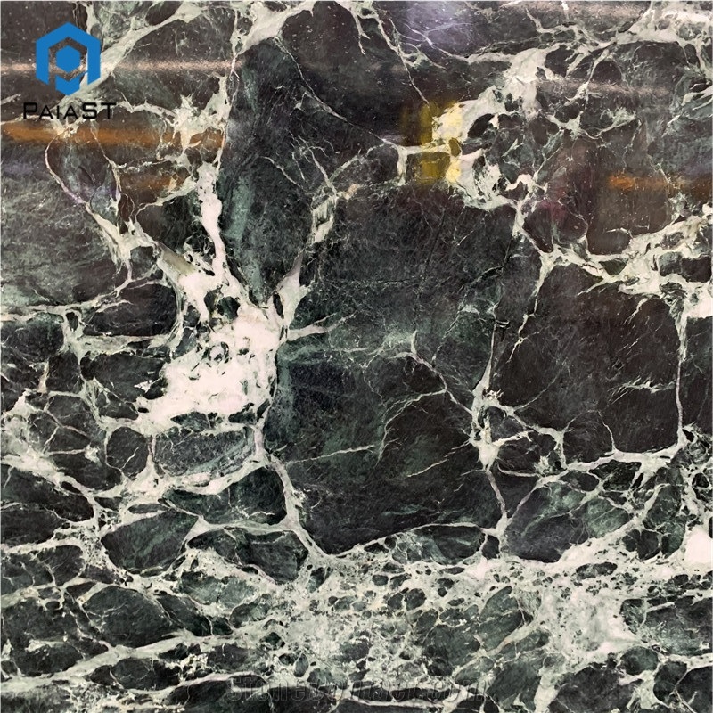 Green Marble With White Veins For Interior Floor