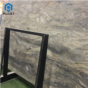 Natural Silk Road Quartzite Slab Tile For Floor Wall