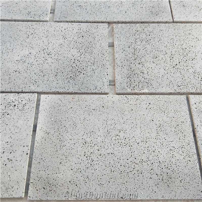 Hainan Andesite Mesoporous Black Basalt Stone
