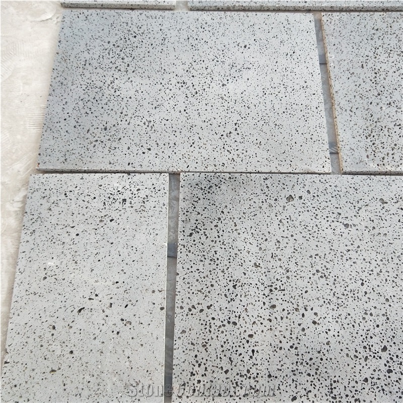 Hainan Andesite Mesoporous Black Basalt Stone