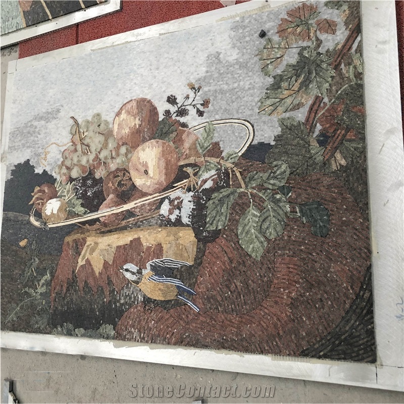 Handmade Marble Mosaic Stone Art For Home Decor