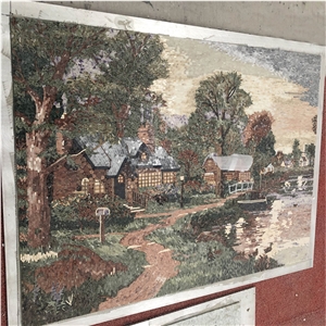 Handmade Marble Mosaic Stone Art For Home Decor