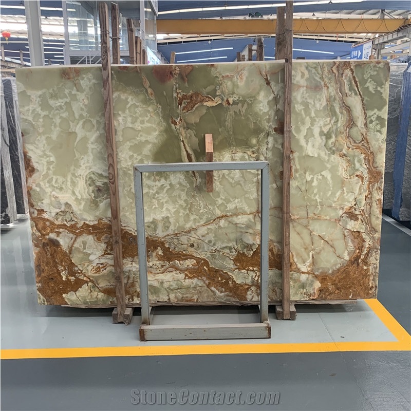 High Quality Dark Green Onyx Slabs