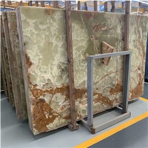 High Quality Dark Green Onyx Slabs