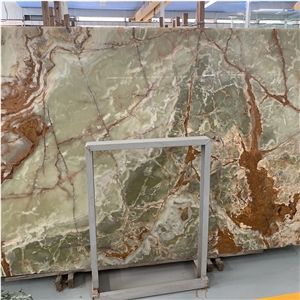 High Quality Dark Green Onyx Slabs